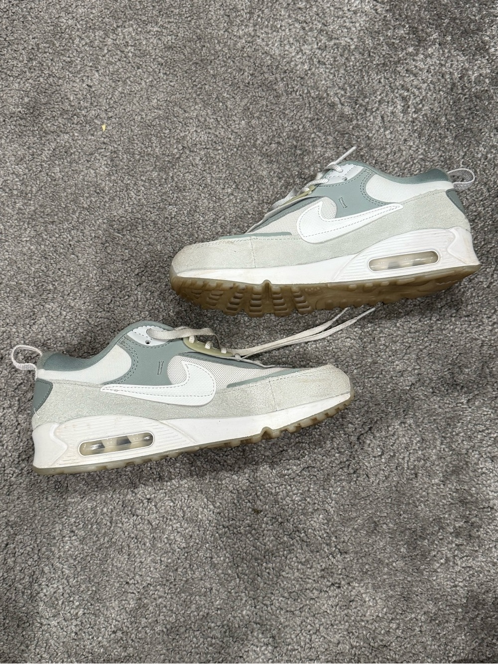Women’s Nike air max 90 Futara in Summit white/ mica green